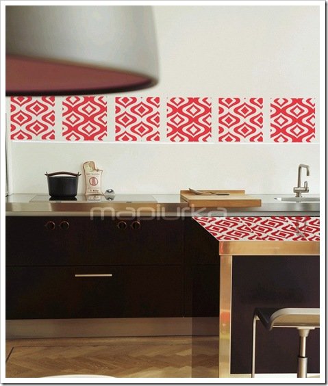 Foto Adhesivo Decorativo Mapiurka Cocina Retro