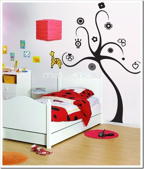 Foto Adhesivos Decorativos Mapiurka Dormitorio Niñas