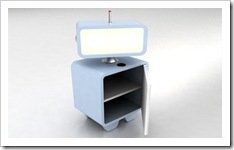 Foto Robot mesa luz abierta Muebles Animados