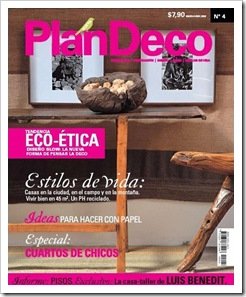 Tapa Revista Plan Deco